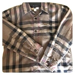 Authentic Burberry boy's button down shirt